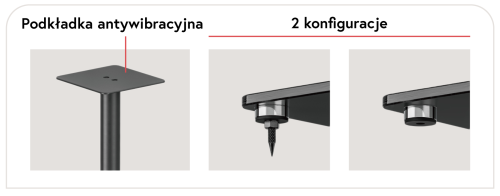 Taga Harmony ETSS-70 - podstawki pod kolumny