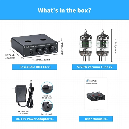 Fosi Audio Box X4 - przedwzmacniacz gramofonowy