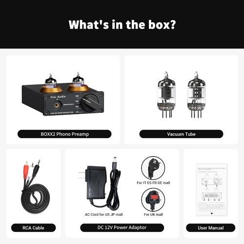 Fosi Audio Box X2 - przedwzmacniacz gramofonowy