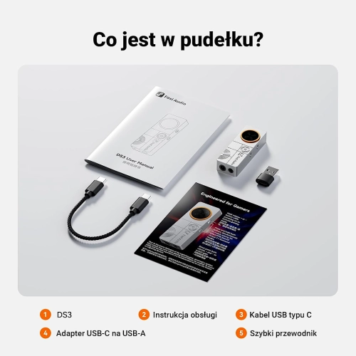 Fosi Audio DS3 Galaxy - DAC wzmacniacz słuchawkowy