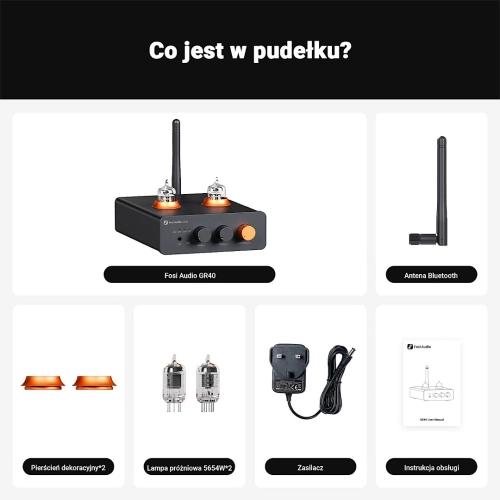 Fosi Audio GR40 - DAC ze wzmacniaczem słuchawkowym i Phono