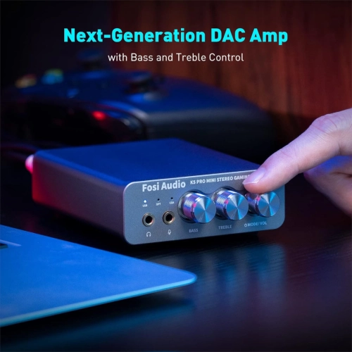 Fosi Audio K5 PRO - DAC ze wzmacniaczem słuchawkowym