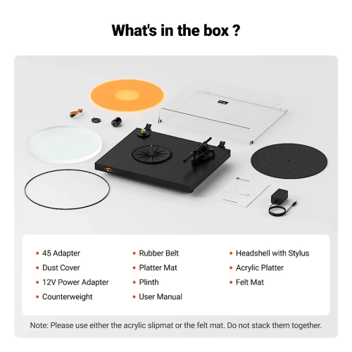 Fosi Audio LUNA 3 - Gramofon