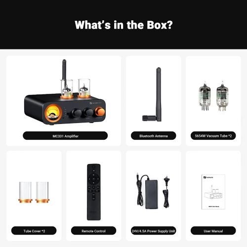 Fosi Audio MC331-24V - wzmacniacz z DAC, Bluetooth, PRE