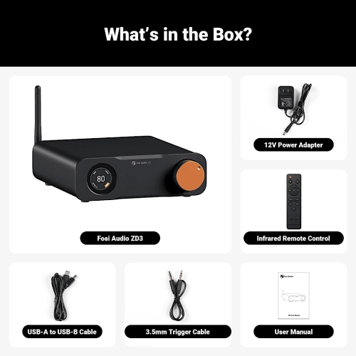Fosi Audio ZD3 - DAC z przedwzmacniaczem