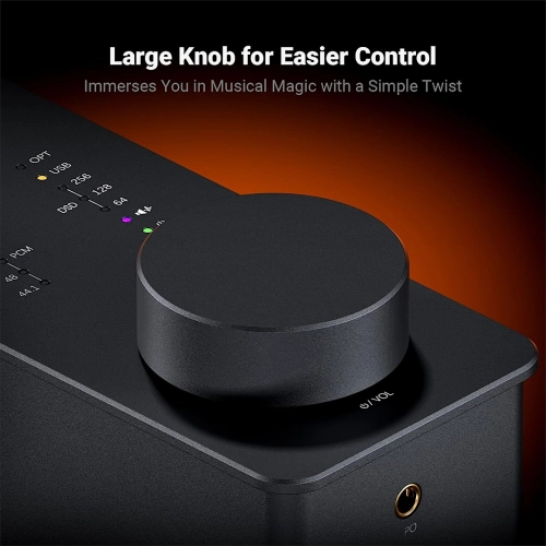 Fosi Audio SK02 black - wzmacniacz słuchawkowy z DAC