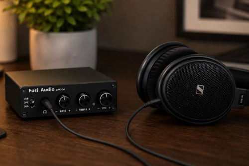 Fosi Audio Q4 - DAC ze wzmcniaczem słuchawkowym