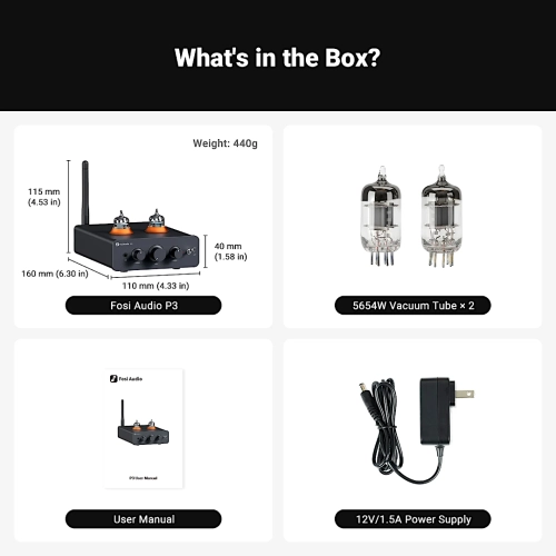 Fosi Audio P3 - przedwzmacniacz gramofonowy z Bluetooth
