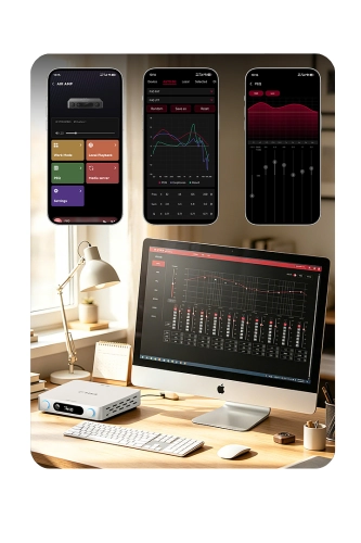 FiiO Air Amp - wzmacniacz stereo z odtwarzaczem sieciowym